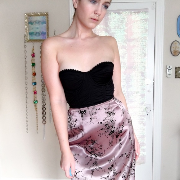 💔SOLD💔 Vintage Cherry Blossom Skirt 🌸 - Picture 4 of 4